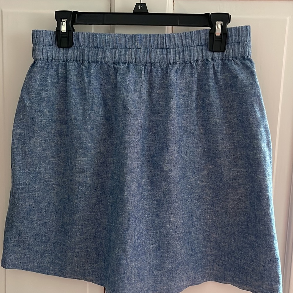 The LOFT Short Linen Skirt- Sz S - Picture 2 of 6